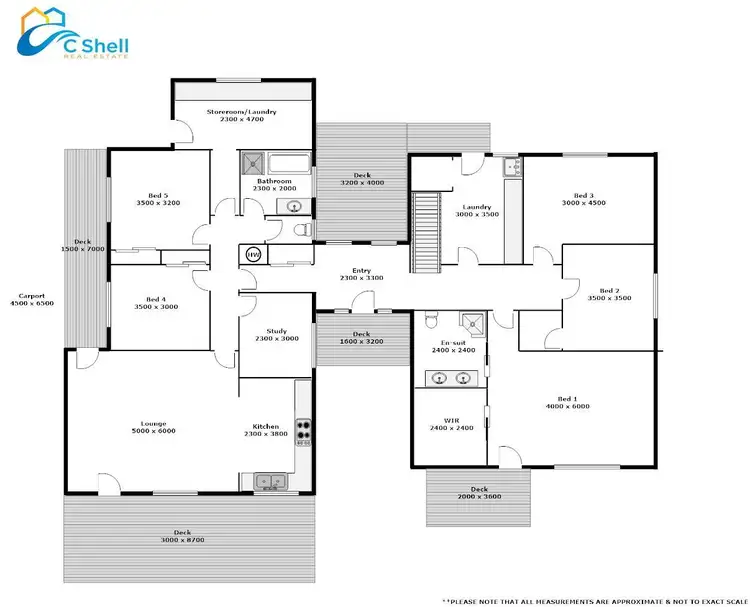 Floorplan of Homely house listing, 6 Central Avenue, Loch Sport VIC 3851