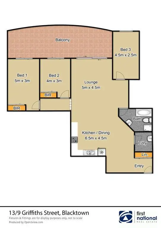 Floorplan of Homely apartment listing, 13/9-13 Griffiths Street, Blacktown NSW 2148
