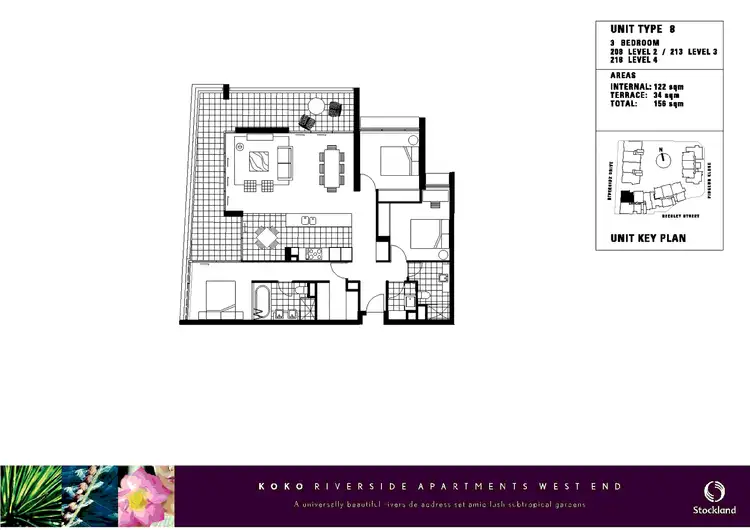 Floorplan of Homely apartment listing, 213/10 Pidgeon Close, West End QLD 4101