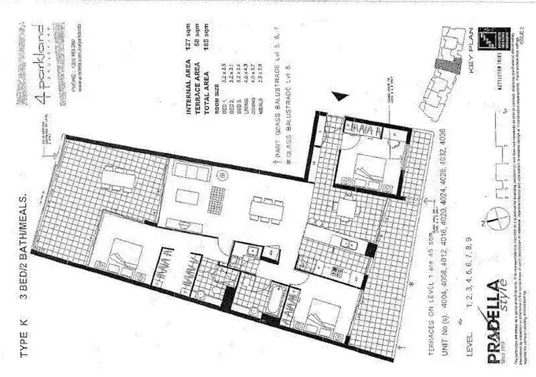 Floorplan of Homely apartment listing, 4028/4 Parkland Boulevard, Brisbane QLD 4000