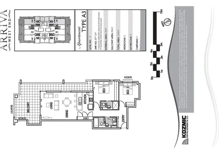 Floorplan of Homely apartment listing, 31/28 Ferry Road, West End QLD 4101
