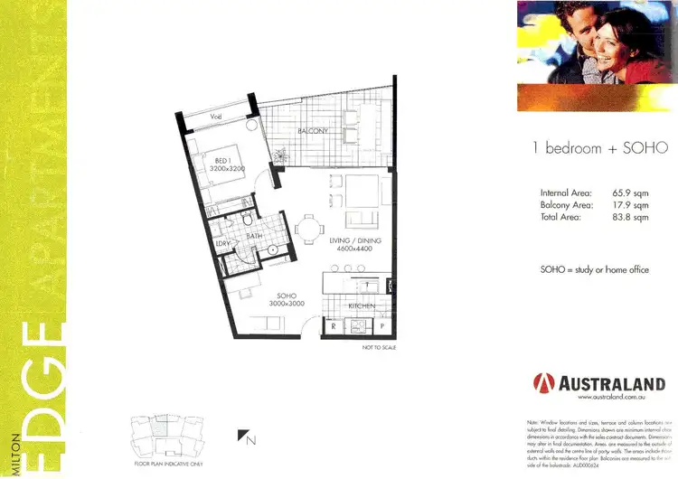 Floorplan of Homely apartment listing, 1043/18 Manning Street, Milton QLD 4064