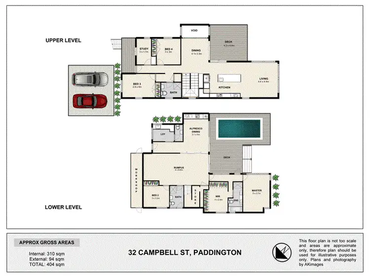 Floorplan of Homely house listing, 32 Campbell Street, Paddington QLD 4064