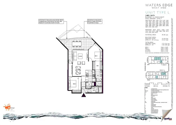 Floorplan of Homely apartment listing, 1403/45 Duncan Street, West End QLD 4101