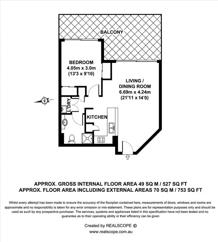 Floorplan of Homely apartment listing, 46/27 Station Road, Indooroopilly QLD 4068