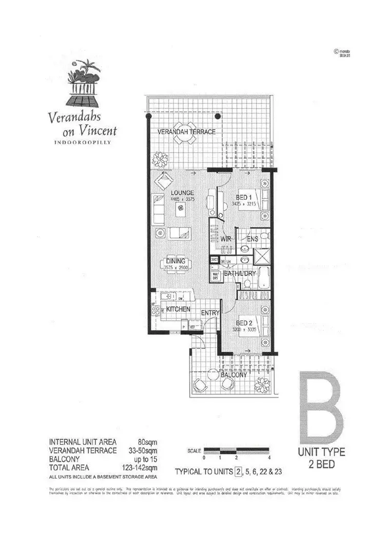 Floorplan of Homely apartment listing, 05/38 Vincent Street, Indooroopilly QLD 4068