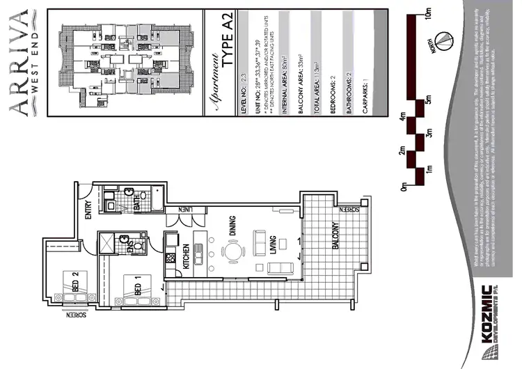 Floorplan of Homely apartment listing, 28/28 Ferry Road, West End QLD 4101