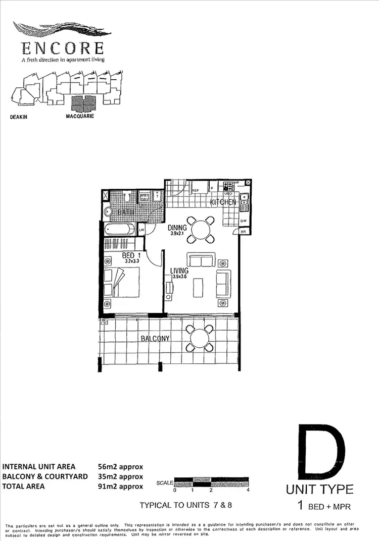 Floorplan of Homely apartment listing, 07/2 Campbell Street, Toowong QLD 4066