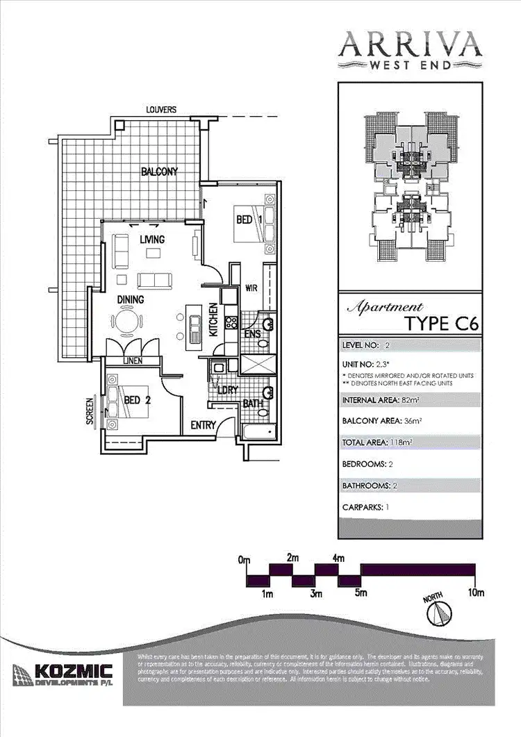 Floorplan of Homely apartment listing, 03/28 Ferry Road, West End QLD 4101