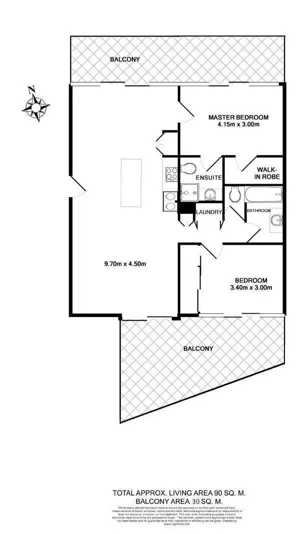 Floorplan of Homely apartment listing, 15/5 Duncan Street, West End QLD 4101