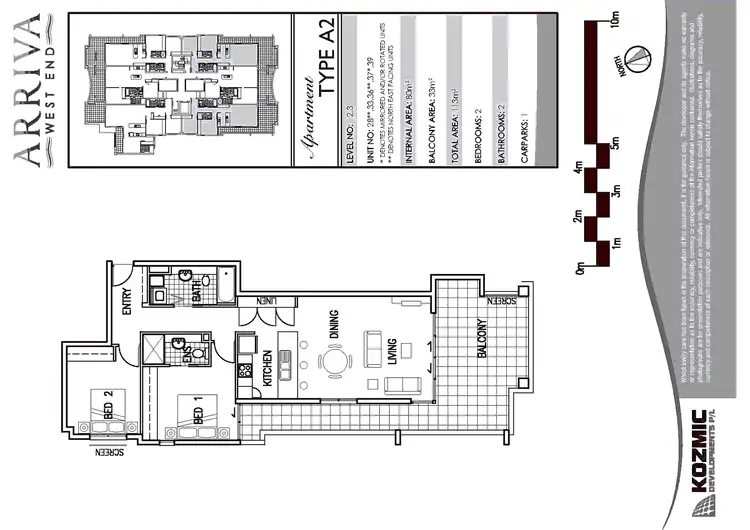 Floorplan of Homely apartment listing, 36/28 Ferry Road, West End QLD 4101