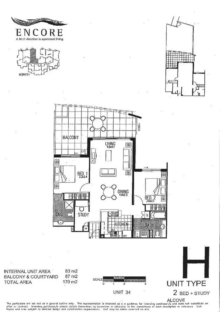 Floorplan of Homely apartment listing, 34/2 Campbell Street, Toowong QLD 4066