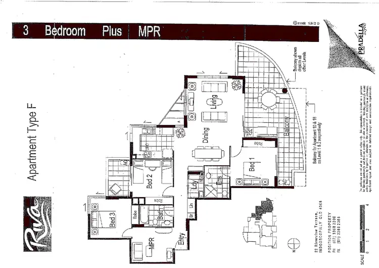 Floorplan of Homely apartment listing, 34/22 Riverview Terrace, Indooroopilly QLD 4068