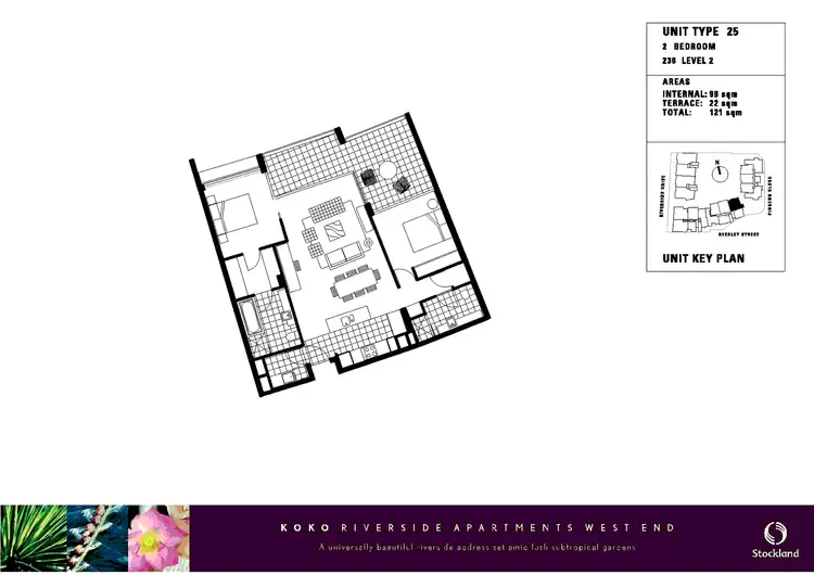Floorplan of Homely apartment listing, 236/10 Pidgeon Close, West End QLD 4101