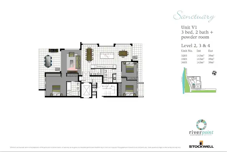 Floorplan of Homely apartment listing, 3403/55 Forbes Street, West End QLD 4101