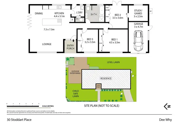 Floorplan of Homely house listing, 30 Stoddart Place, Dee Why NSW 2099