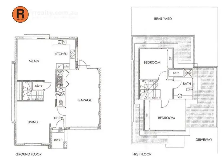 Floorplan of Homely townhouse listing, 8 Rosamond Way, Epping VIC 3076