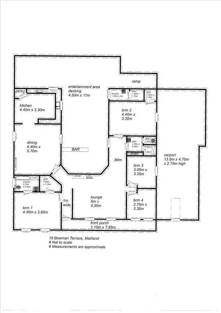 Floorplan of Homely house listing, 19 Bowman Terrace, Maitland SA 5573