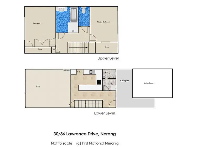 Floorplan of Homely townhouse listing, 30/86 Lawrence Drive, Nerang QLD 4211