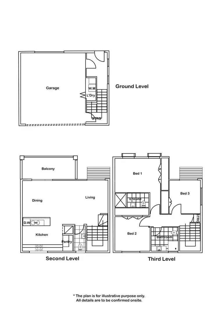 Floorplan of Homely townhouse listing, 20/17 Edgeware Close, Pakenham VIC 3810