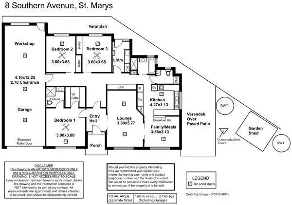Floorplan of Homely house listing, 8 Southern Avenue, St Marys SA 5042