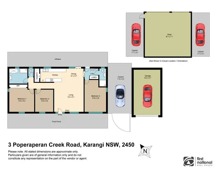 Floorplan of Homely rural property listing, 3 Poperaperan Creek Road, Karangi NSW 2450