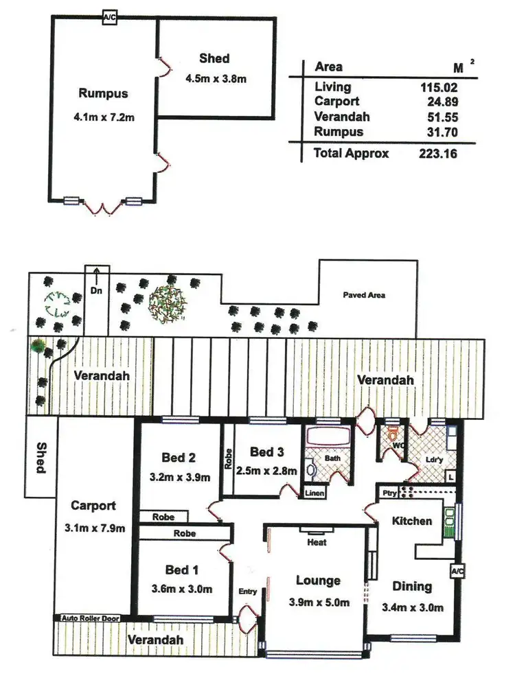 Floorplan of Homely house listing, 24 Sherwood Drive, Redwood Park SA 5097