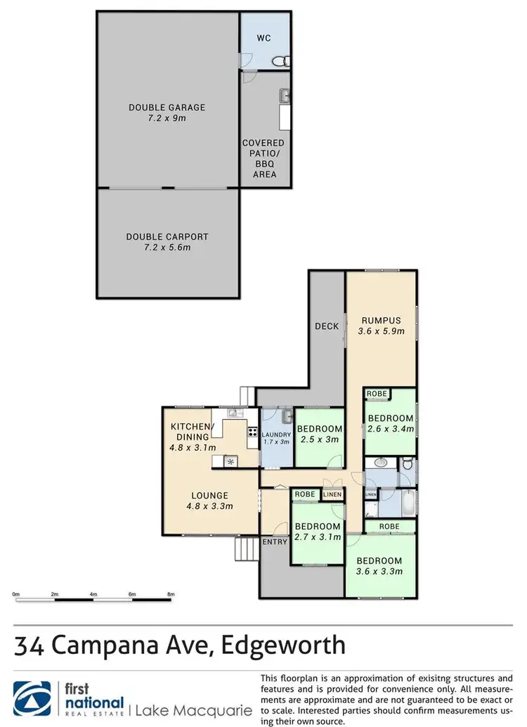 Floorplan of Homely house listing, 34 Campana Avenue, Edgeworth NSW 2285