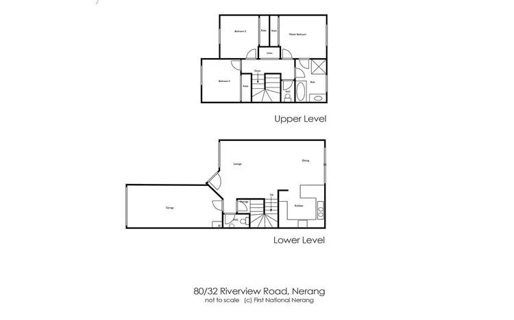 Floorplan of Homely townhouse listing, 80/32 Riverview Road, Nerang QLD 4211