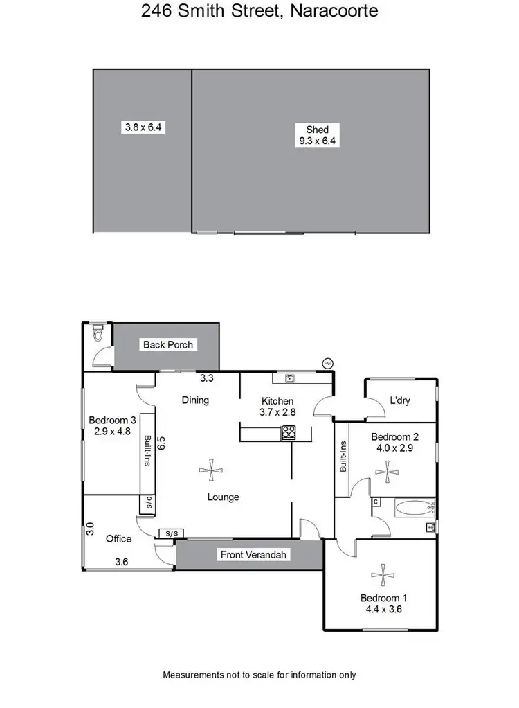 Floorplan of Homely house listing, 246 Smith Street, Naracoorte SA 5271