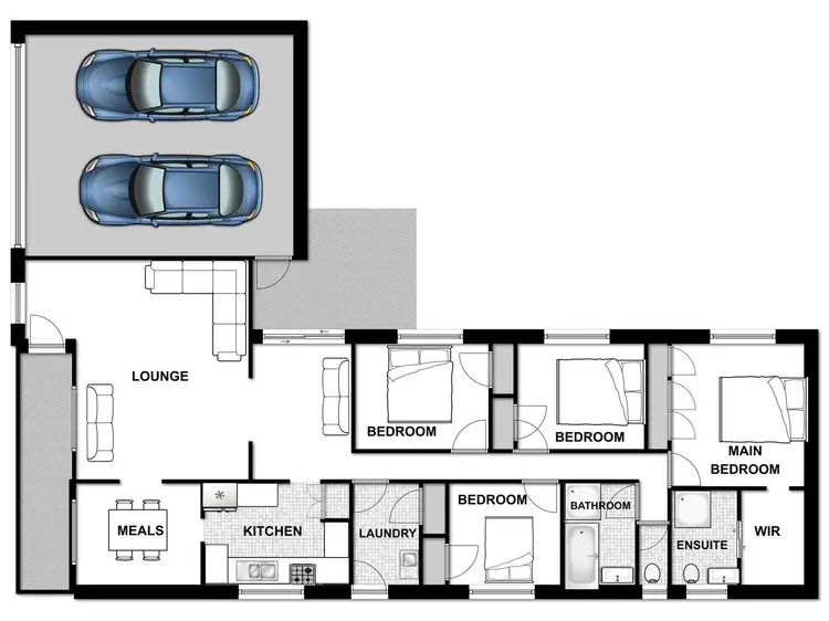 Floorplan of Homely house listing, 21 Westmoreland Boulevard, Springwood QLD 4127