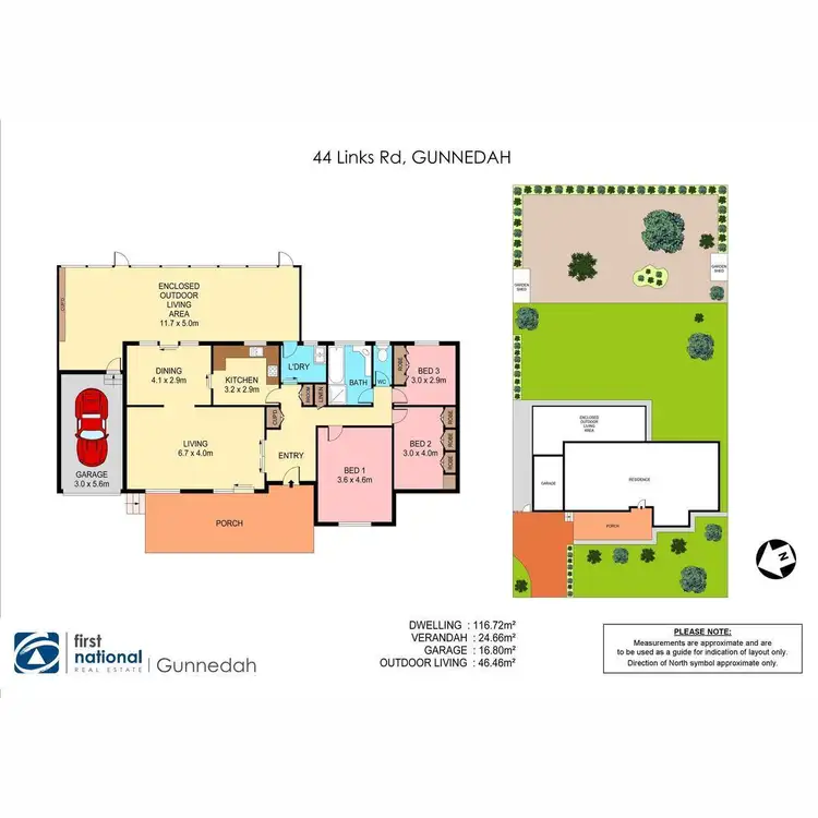 Floorplan of Homely house listing, 44 Links Road, Gunnedah NSW 2380