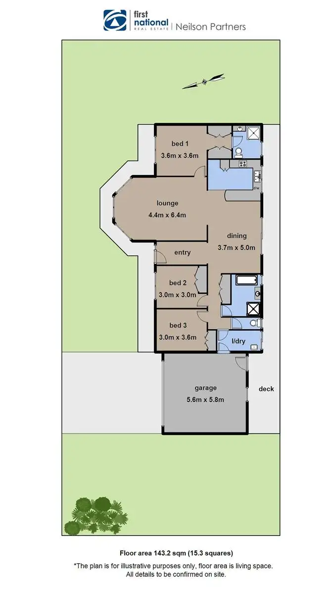 Floorplan of Homely house listing, 21 Grice Quadrant, Pakenham VIC 3810