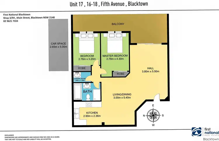 Floorplan of Homely apartment listing, 17/16-18 Fifth Avenue, Blacktown NSW 2148