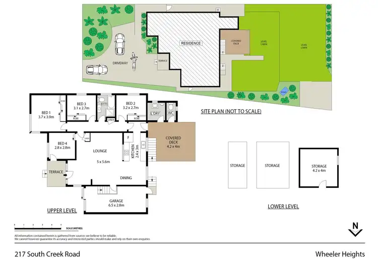 Floorplan of Homely house listing, 217 South Creek Road, Wheeler Heights NSW 2097