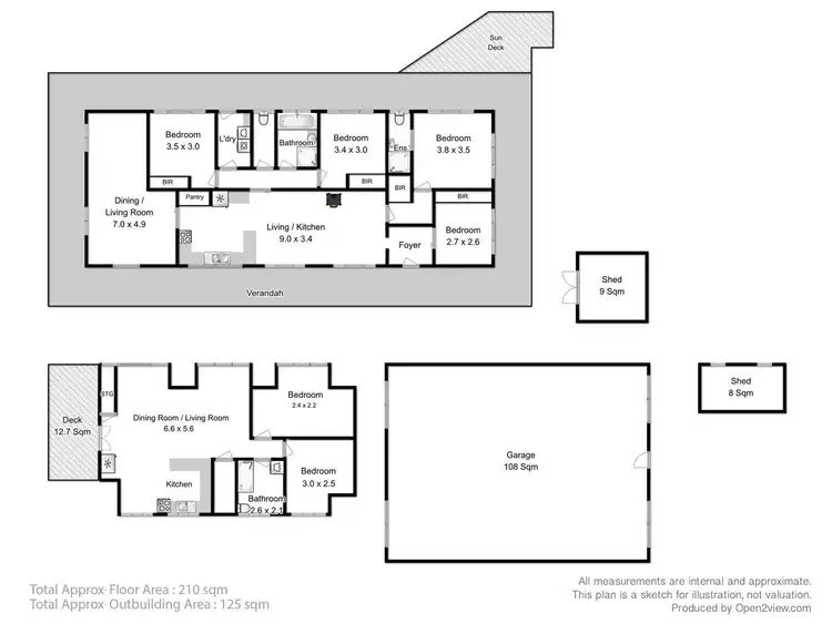 Floorplan of Homely house listing, 29 Tramway Crescent, Margate TAS 7054