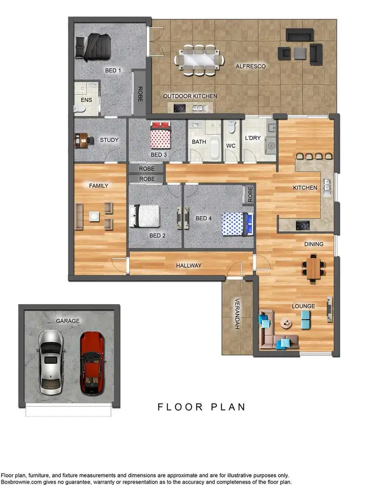 Floorplan of Homely house listing, 3 Sweeney Way, Padbury WA 6025