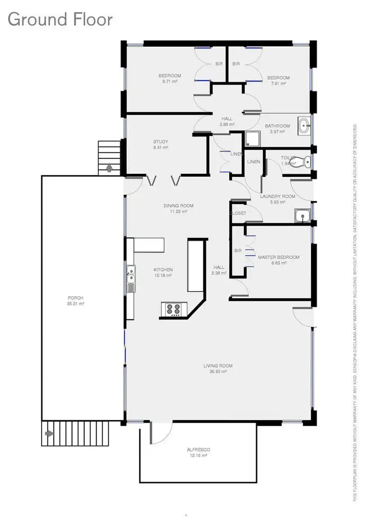 Floorplan of Homely house listing, 23 Isaacs Avenue, Yackandandah VIC 3749