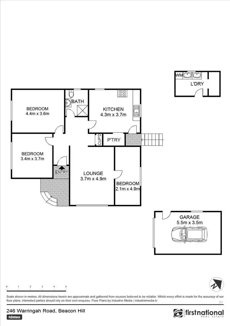 Floorplan of Homely house listing, 246 Warringah Road, Beacon Hill NSW 2100