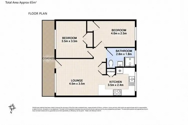 Floorplan of Homely apartment listing, 3/8 Monaco Street, Broadbeach QLD 4218