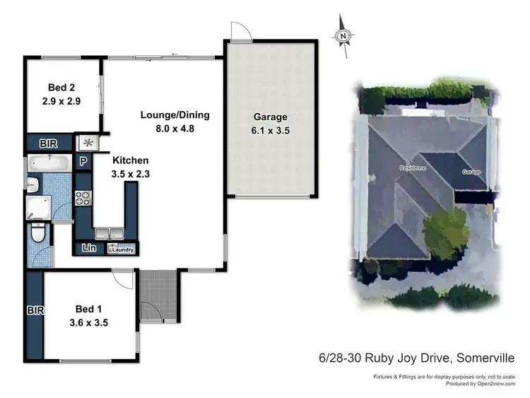 Floorplan of Homely unit listing, 6/28 Ruby Joy Drive, Somerville VIC 3912