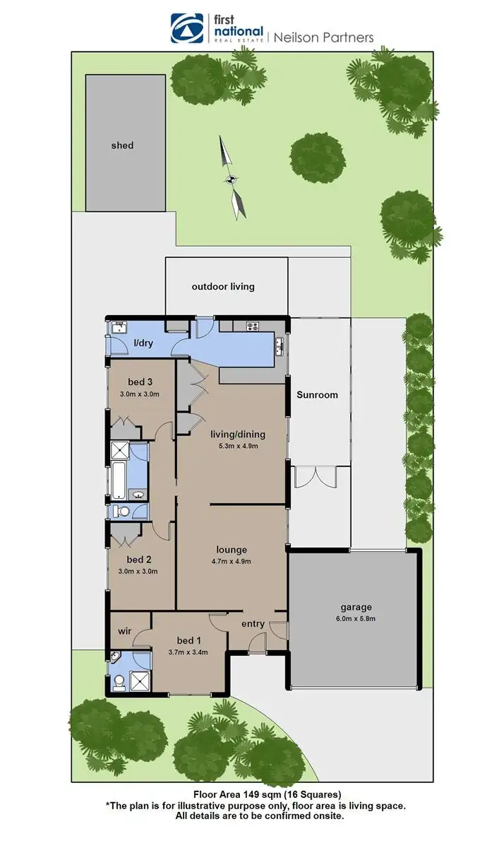 Floorplan of Homely house listing, 10 Wisteria Court, Pakenham VIC 3810