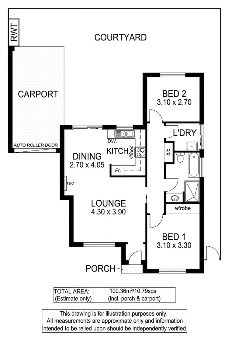 Floorplan of Homely house listing, 2F Limbert Avenue, Seacombe Gardens SA 5047