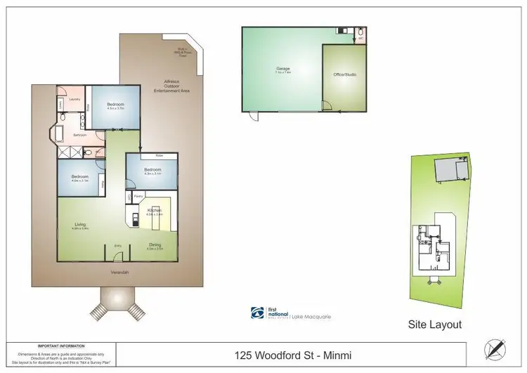 Floorplan of Homely house listing, 125 Woodford Street, Minmi NSW 2287