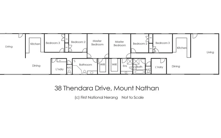 Floorplan of Homely house listing, 38 Thendara Drive, Mount Nathan QLD 4211