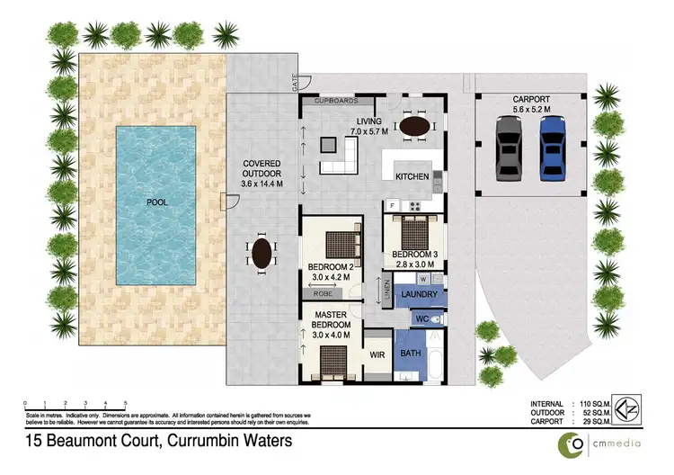 Floorplan of Homely house listing, 15 Beaumont Court, Currumbin Waters QLD 4223