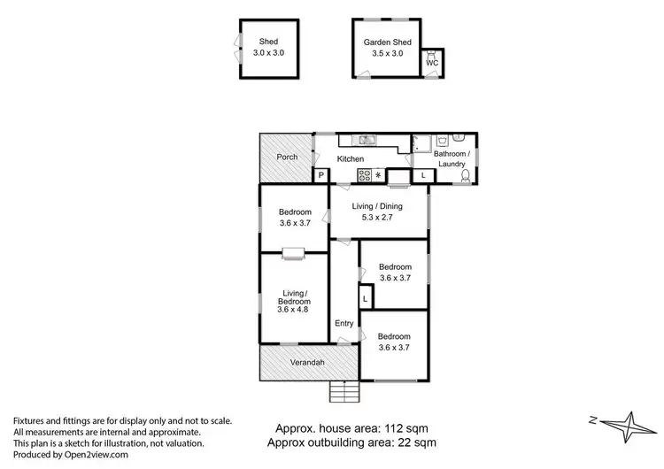 Floorplan of Homely house listing, 21 Esplanade Road, Cygnet TAS 7112