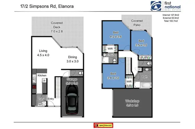 Floorplan of Homely unit listing, 17/2 Simpsons Road, Currumbin Waters QLD 4223