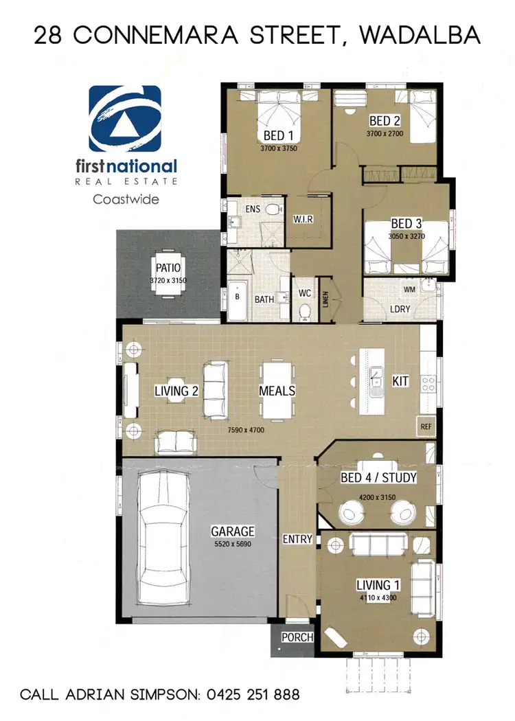 Floorplan of Homely house listing, 28 Connemara Street, Wadalba NSW 2259