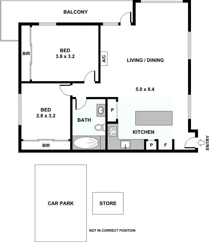 Floorplan of Homely apartment listing, 106/113 Pier Street, Altona VIC 3018